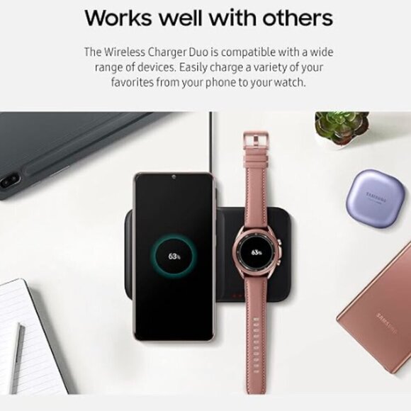 SAMSUNG WIRELESS CHARGER DUO PAD FAST CHARGING - Picture 5 of 9